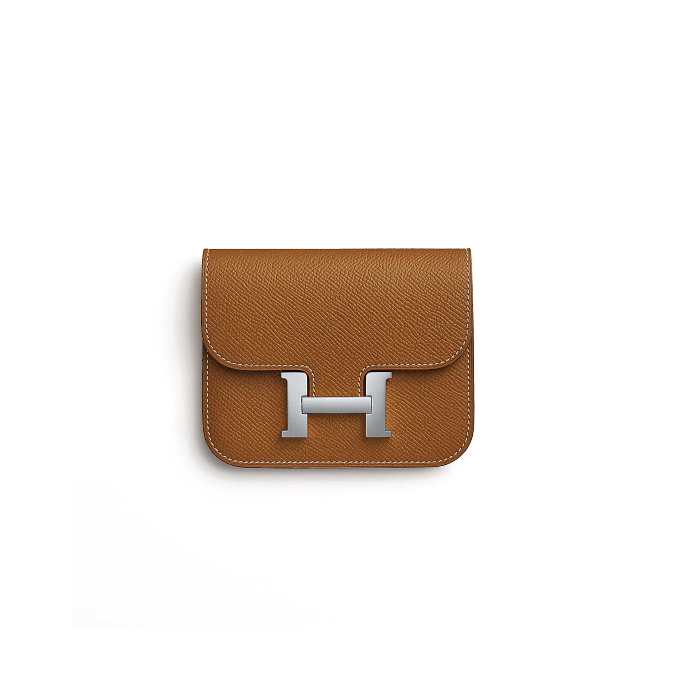 H**mes master constance slim wallet epsom h082060ck37(12.4*10.2*3cm)